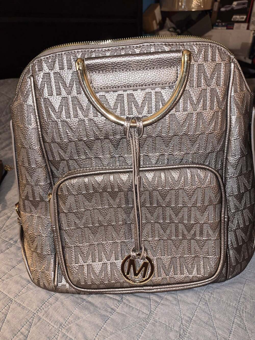 MKF Collection Cora Milan M Signature Trendy Backpack